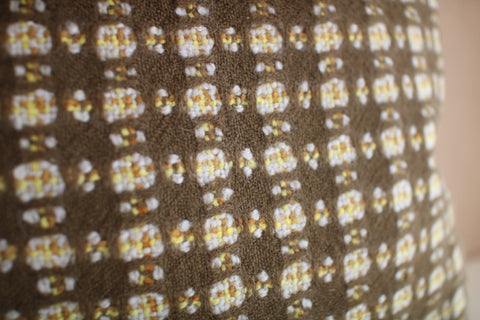 Woven Wool Cushion Cover {Kohaku/Brown} 50 x 50cm