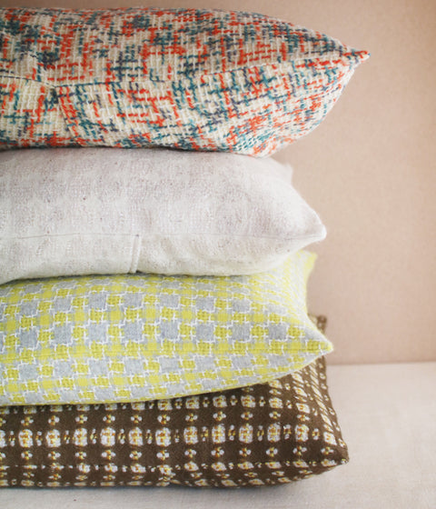 Woven Wool Cushion Cover {Kohaku/Brown} 50 x 50cm