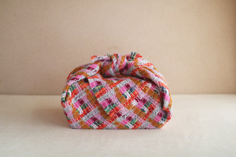 Woven Wool Square Cloth/Scarf {sakuragai} (10% OFF)
