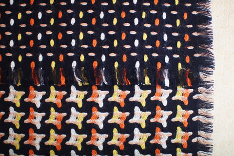Woven Wool Square Cloth/Scarf {matsuribayashi}