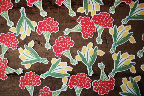Flower Cut-Out Card Set (15% OFF)