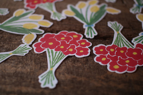 Flower Cut-Out Card Set (15% OFF)
