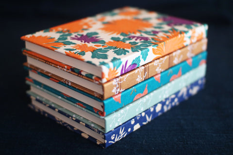 HAIBARA Chiyogami Notebook {Large Chrysanthemum}