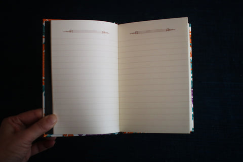HAIBARA Chiyogami Notebook {Large Chrysanthemum}