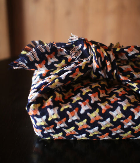 Woven Wool Square Cloth/Scarf {matsuribayashi}
