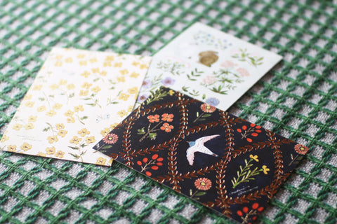 Foil-Pressed Postcard Set {Midori Asano} (20% OFF)