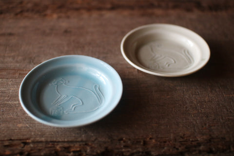 Mamezara Mini Dish {Cat} (20% OFF)