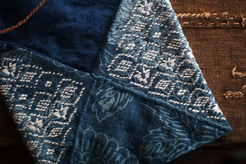 Sashiko Santoku Pouch [Large] : F - sold out