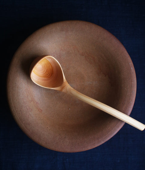 Hand-Carved Branch Ladle [Zelkova-A]