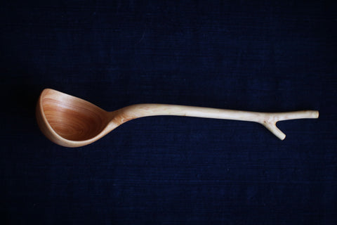 Hand-Carved Branch Ladle [Zelkova-B]