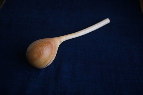 Hand-Carved Branch Ladle [Zelkova-A]