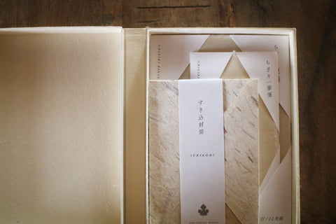 Handmade Washi Paper Letter Writing Box Set