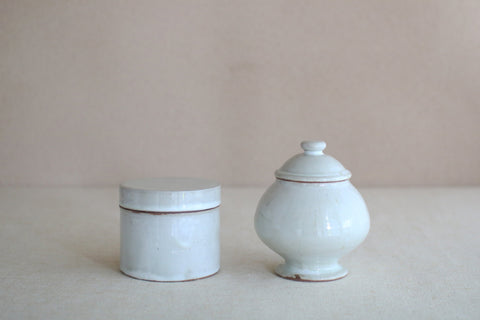 Gunji Pottery Futamono Lidded Jar - Cylindrical