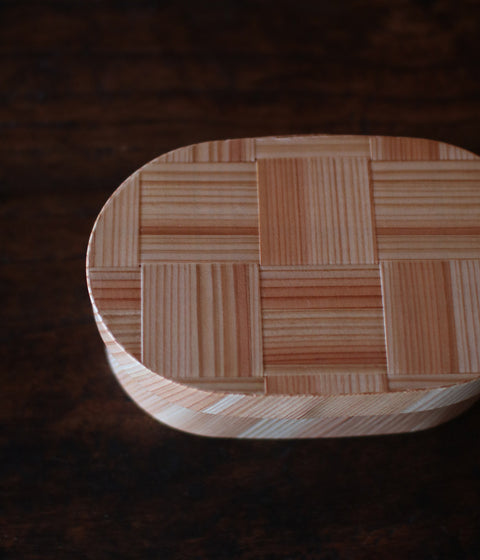 Bento Box Ajiro Pattern {Oval} (15% OFF)