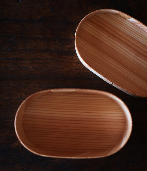 Bento Box Ajiro Pattern {Oval} (15% OFF)