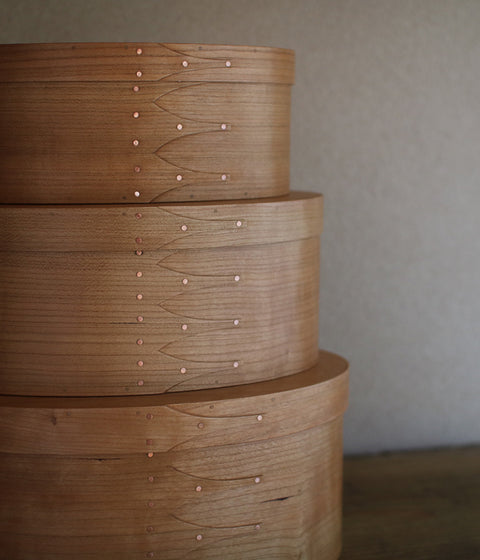 Shaker Oval Box -Cherry- (#4,5,6,7)