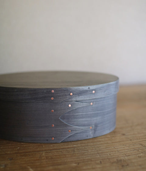 Shaker Oval Box -Gray-