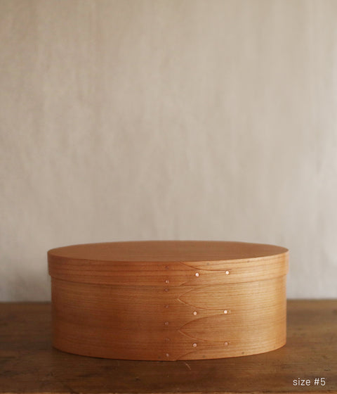 Shaker Oval Box -Cherry- (#4,5,6,7)