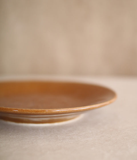 Katauchi Medium Plate {Birds / Light Brown}