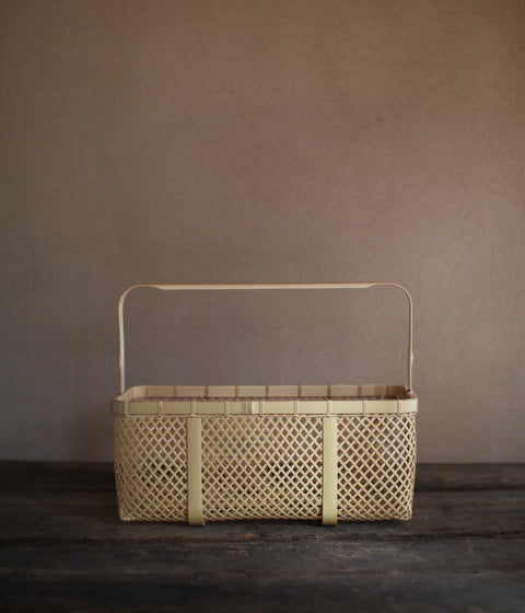 Kei Nakamura Bamboo Basket with Handle