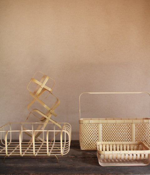Kei Nakamura Stretchable Bamboo Basket