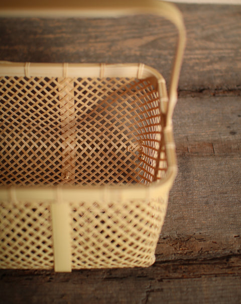 Kei Nakamura Bamboo Basket with Handle