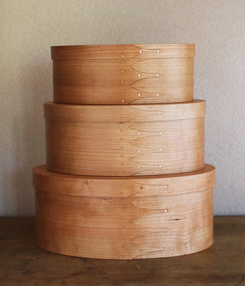 Shaker Oval Box -Cherry- (#4,5,6,7)