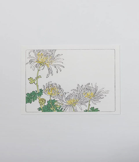 Shibata Zeshin "Hana-Kurabe" Post Cards (Set of 9)