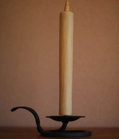 Hand-forged Iron Candle Holder with Handle {Large}