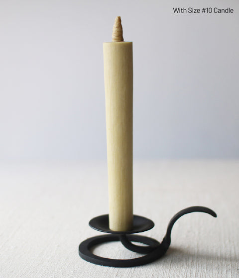 Hand-forged Iron Candle Holder with Handle {Large}
