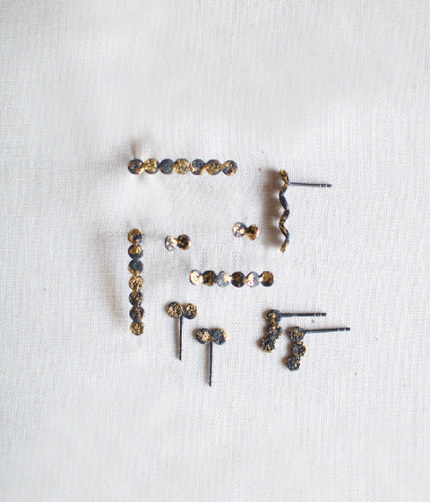 Jona "tenten futaba line" Stud Earrings