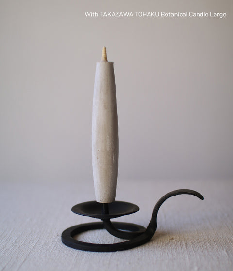 Hand-forged Iron Candle Holder with Handle {Large}