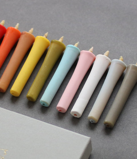 Daiyo Japanese Colour Candles {Toiro/10 Colours}