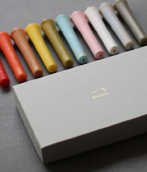 Daiyo Japanese Colour Candles {Toiro/10 Colours}