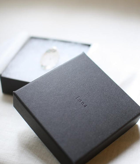 Jona "tenten hoop" Stud Earrings {Black} - Ready to Ship