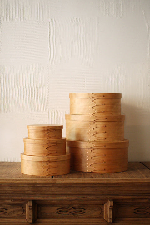 Shaker Oval Box -Cherry- (#4,5,6,7)