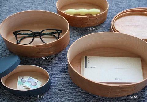 Shaker Oval Box -Gray-
